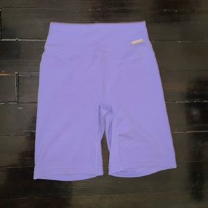 NWOT Gymshark Whitney Simmons V4 Cycling Shorts-Wildflower Purple-Size Small